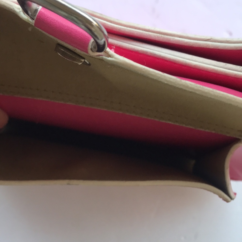 Y2K Vintage Barbie Pink Girly Soho Flap Shoulder Bag Preppy Purse Vegan Mob Wife - Picture 9 of 17